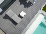 CEDRAL TERRACE - LAME DE TERRASSE EN GRIS PROFOND AVEC CLIPS 175x20mm