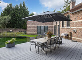 CEDRAL TERRACE - LAME DE TERRASSE EN GRIS LEGER AVEC CLIPS 175x20mm