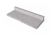 Schellevis  marche  L-VORM 100X40X15 CM Gris