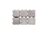 PAVE BETON DRAINANT GRIS 20x20x6 cm  IDRO 