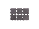 PAVE BETON DRAINANT NOIR 20x20x6 cm  IDRO 